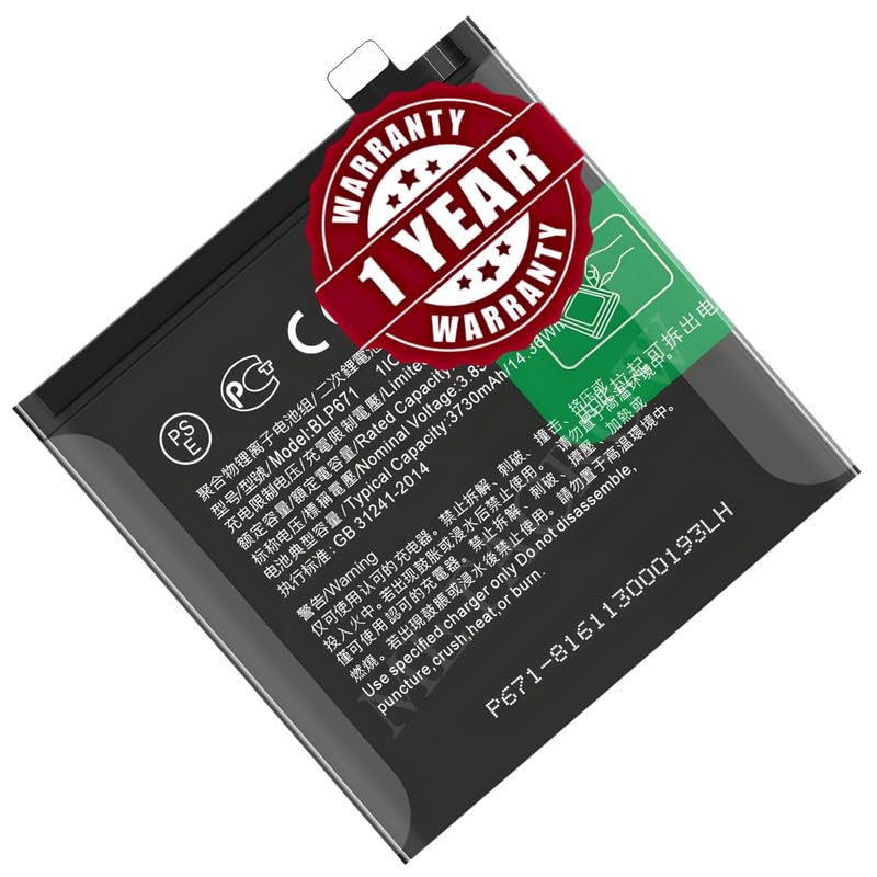 Image of Original BLP671 Battery Compatible for Oppo Find X (CPH1871, PAFM00) - (3730mAh) - 1 Year Warranty JK1