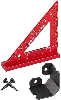 Woodpeckers Delve Square, 10-in-1 Woodworking Layout Tool, 3.5 Inch, Aluminum, Feature Packed Carpenter Square