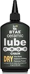 BTAS Chaine de cire de vélo sec Lube 4 oz pour la route, VTT,MTB & Huile lubrifiante pour chaîne de vélo avec nanoparticules en céramique et PTFE (Téflon)