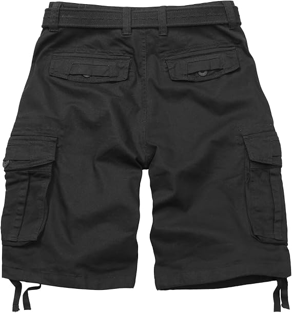 Cargo Short for Men, Relaxed Fit Camo Shorts, Outdoor Hiking Casual Work Bermuda Short with Multi Pockets