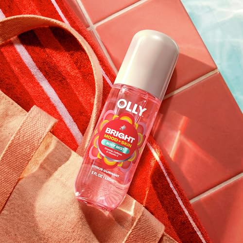 Image of OLLY Bright Body Mist with Caffeine & Vitamin C- Juicy Citrus Scent, 5 oz