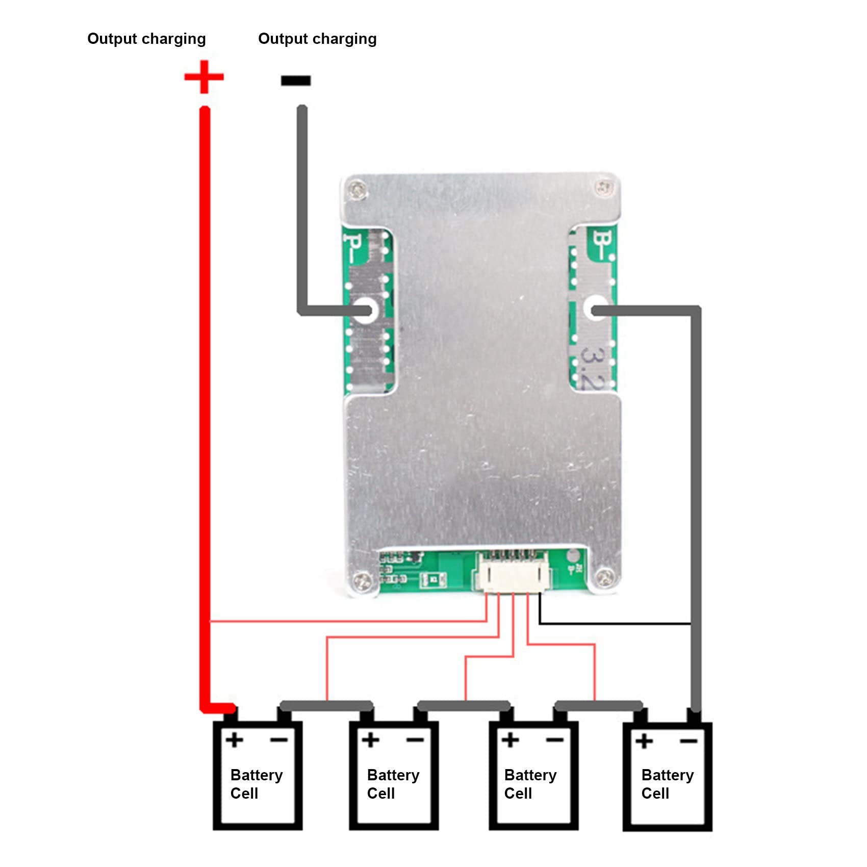 6X 4S 12 V 120 A płytka ochronna 3,2 V litowa ładowarka do akumulatora litowego, płyta ochronna z Power Battery Balance Board