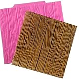 Wood Grain Tree Bark Silicone Decorating Mold - Baking and Decorating Molds From Bakell (Fondant, Ca
