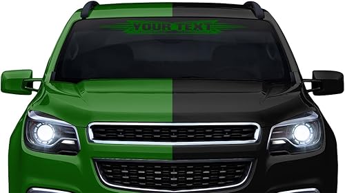 Miniatura 6 de Design #117 - Calcomanía de vinilo personalizable con texto personalizado con nombre tribal, para ventana trasera, para automóvil, camión, SUV,