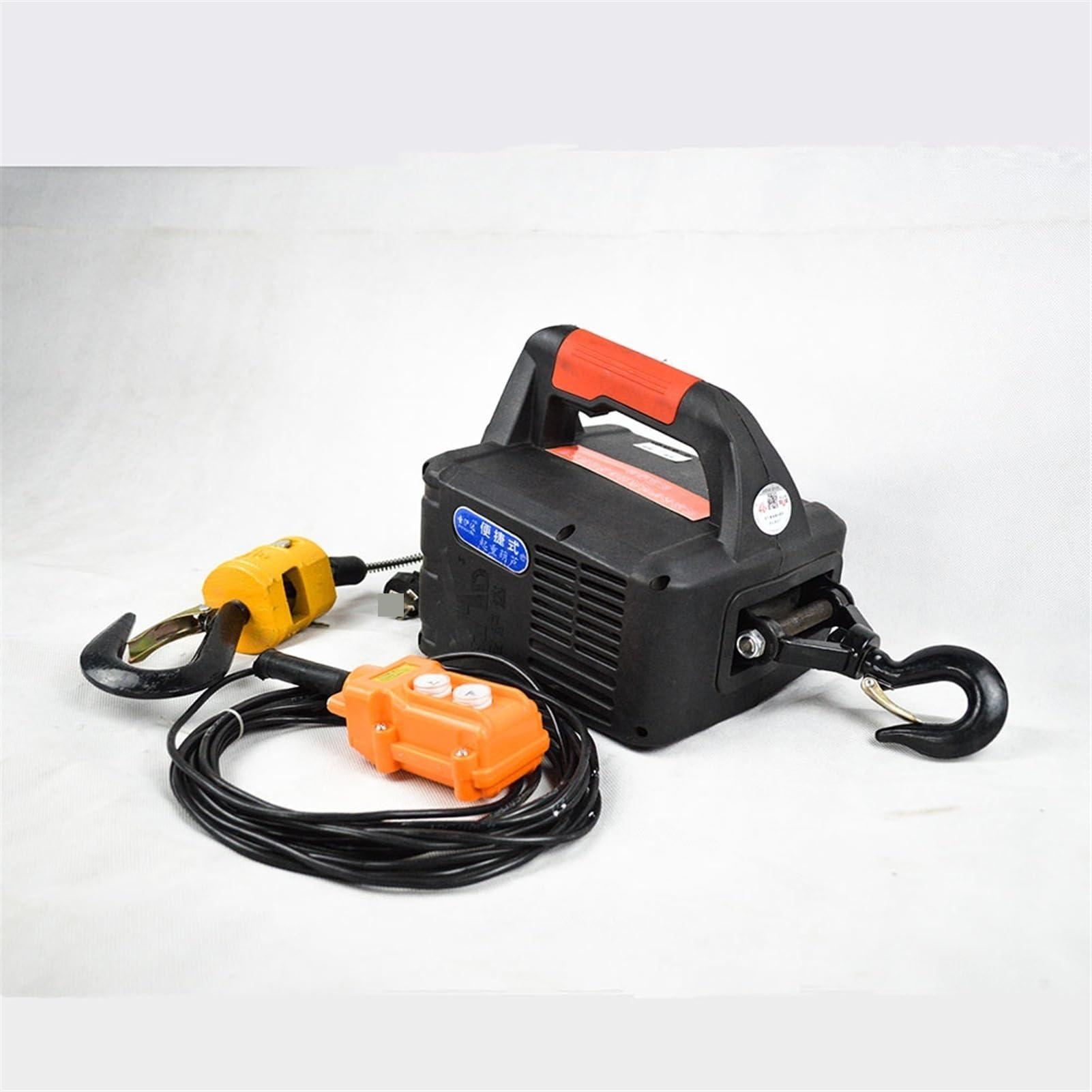 50. 0KG. Paranco elettrico Portatile Electric Argango in acciaio Acciaio Cavo di sollevamento Per sollevamento e traino(Remote control)