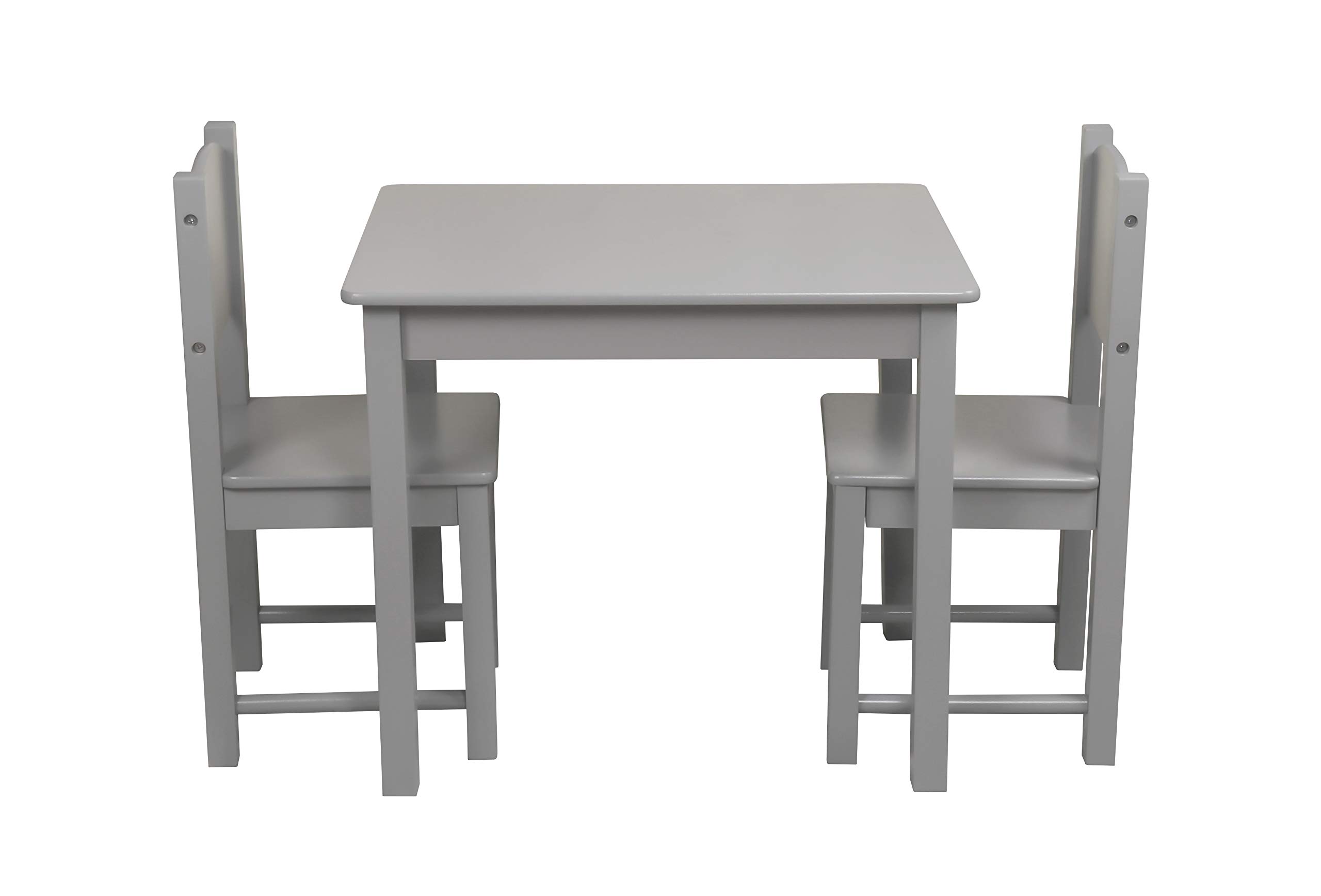 HYGRAD® MultiPurpose Kids Children's Wooden Table and 2 Chair Set For homeschooling