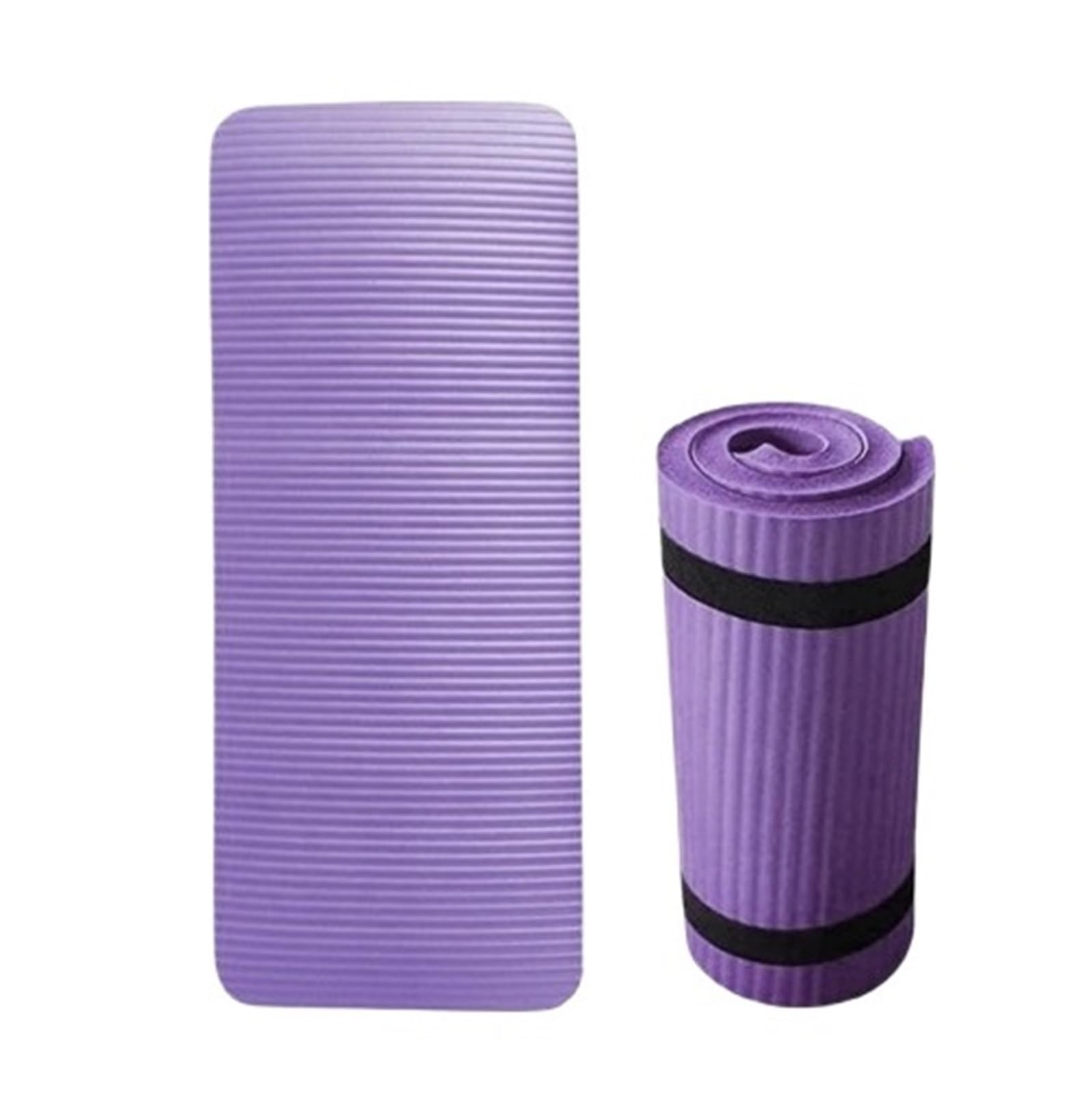 Mata do jogi 60 cm * 25 cm * 1,5 cm fitness wygodne antypoślizgowe ochraniacze na łokcie kolana odpowiednie do pilatesu gimnastyki