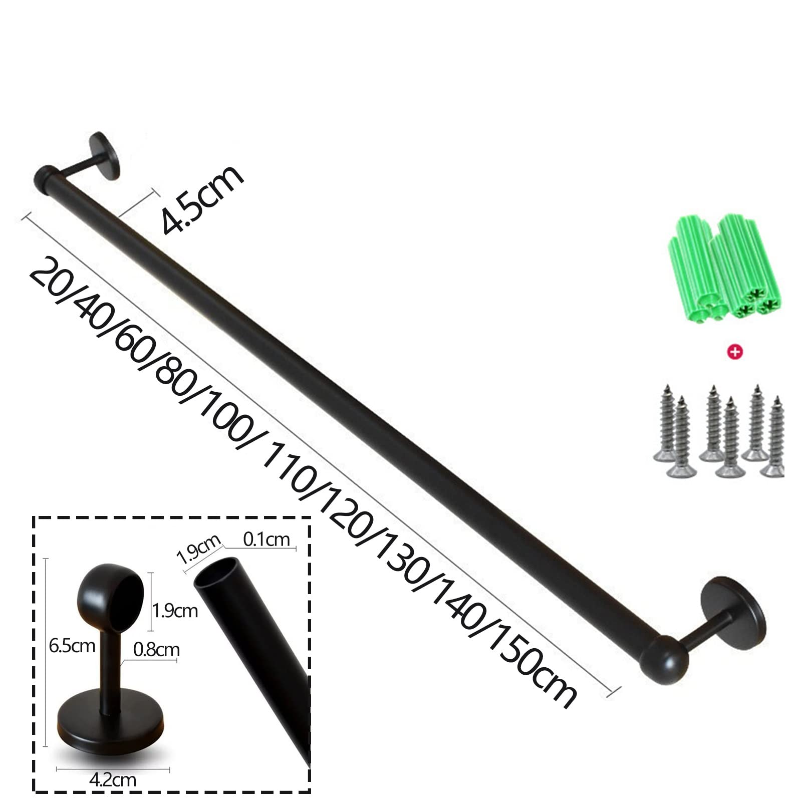 Hamaca de pared de alta calidad, resistente acero 304 sin entrada, diseño que ahorra espacio para uso en interiores y baños, 100 cm de longitud, lo último en relajación.
