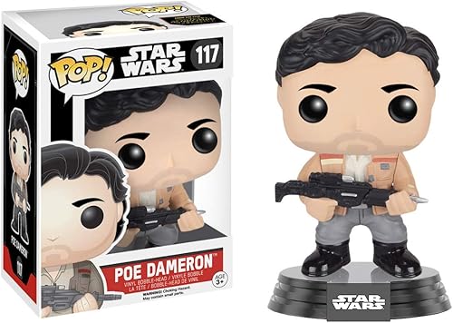 Star Wars Funko 9624 9624 "Pop Bobble E7 TFA Poe Dameron Figura de resistencia