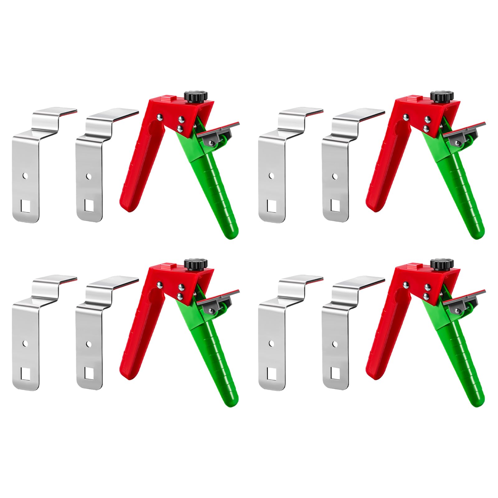 Jazuaiao 4 Pack Efficient Adjustable Drawer Fixing Clamp Heavy Duty Woodworking Cabinet Face Mounting Frame Clip For Fast Installation Drawer Jigs