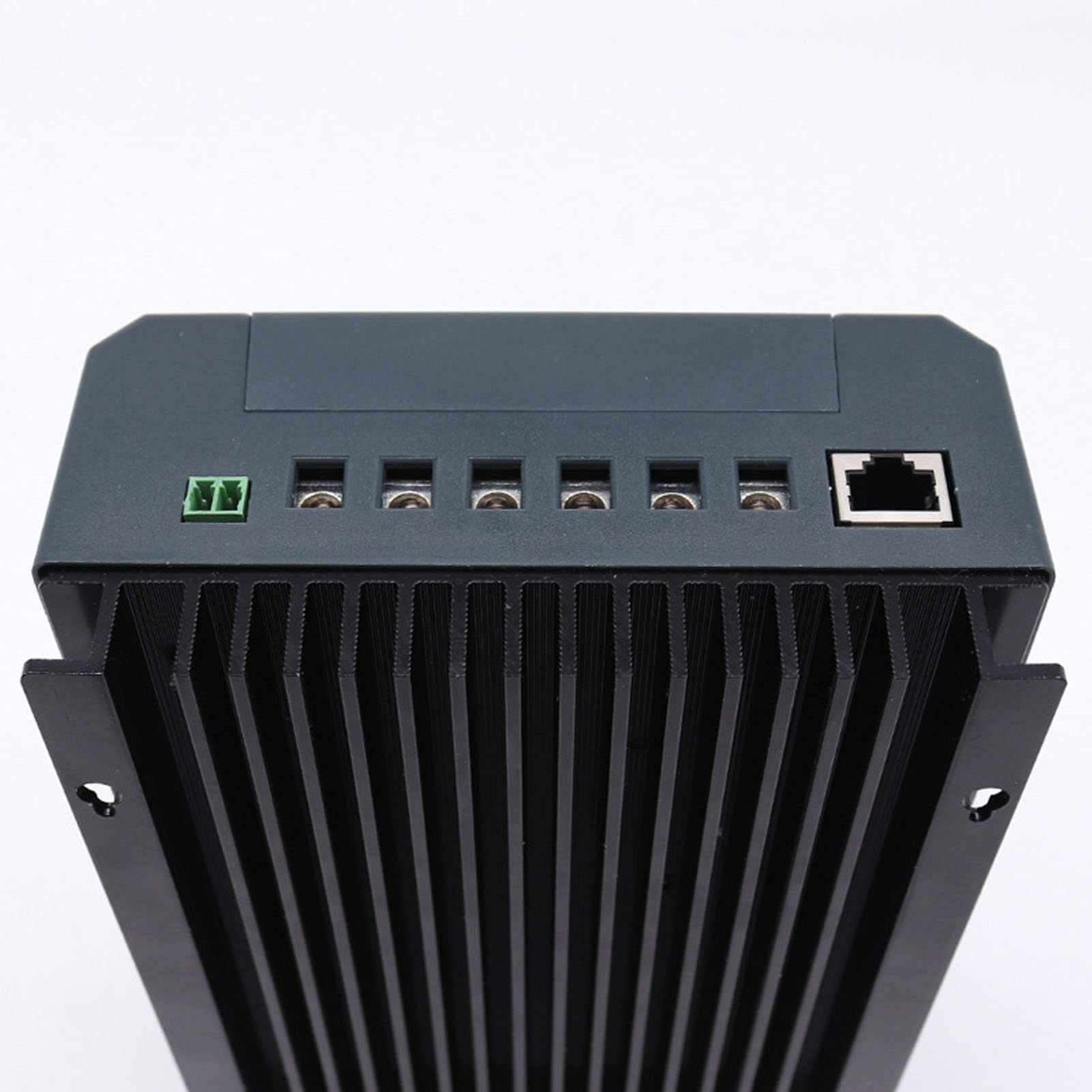 Controlador de Carga Solar MPPT de Ultra Alta Eficiencia con Pantalla Digital para Cargadores Solares y Farolas Negro (40A (función Bluetooth))