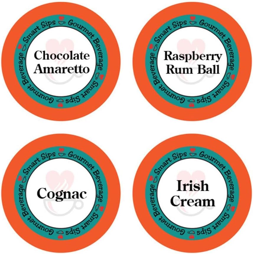 Smart Sips Coffee, White Chocolate Raspberry Coffee, Medium Roast, Gourmet Flavored