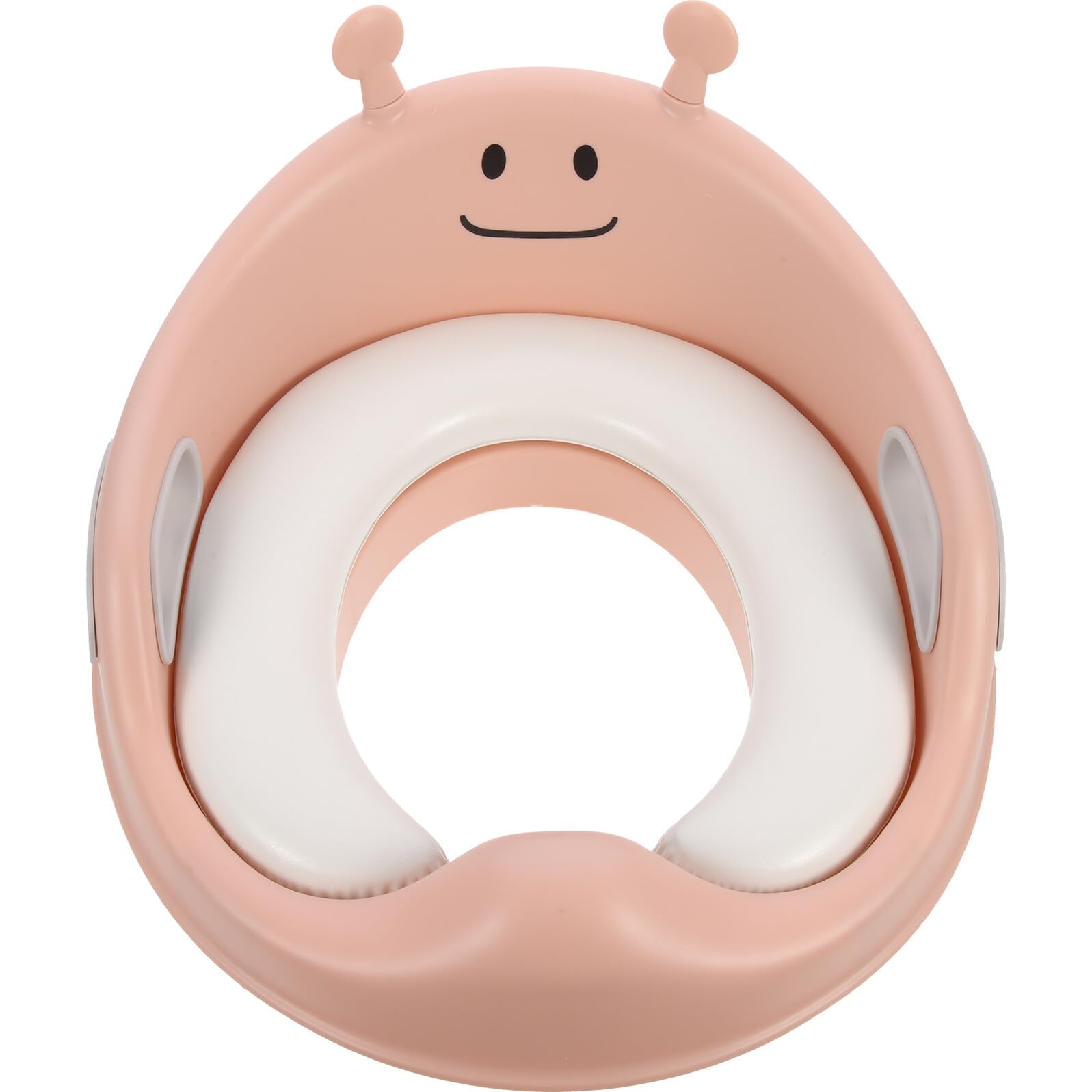 Riduttore WC in PU con Maniglie di Presa Sedile Confortevole Protettivo e Design Cartoon Facile da Installare e Portatile per Allenamento al Vasino