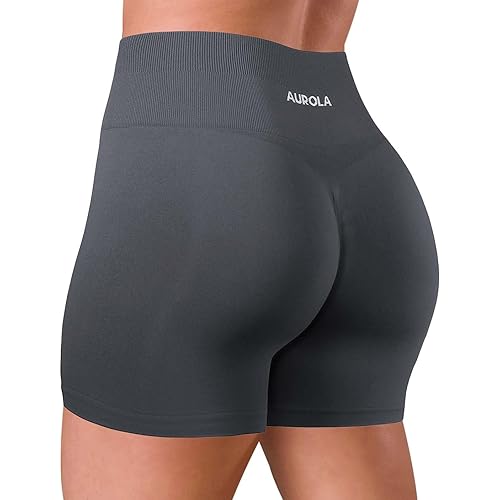 AUROLA Dream Collection Women Workout Shorts High Waist Gym Shorts, Scrunch Butt Seamless Athletic Shorts