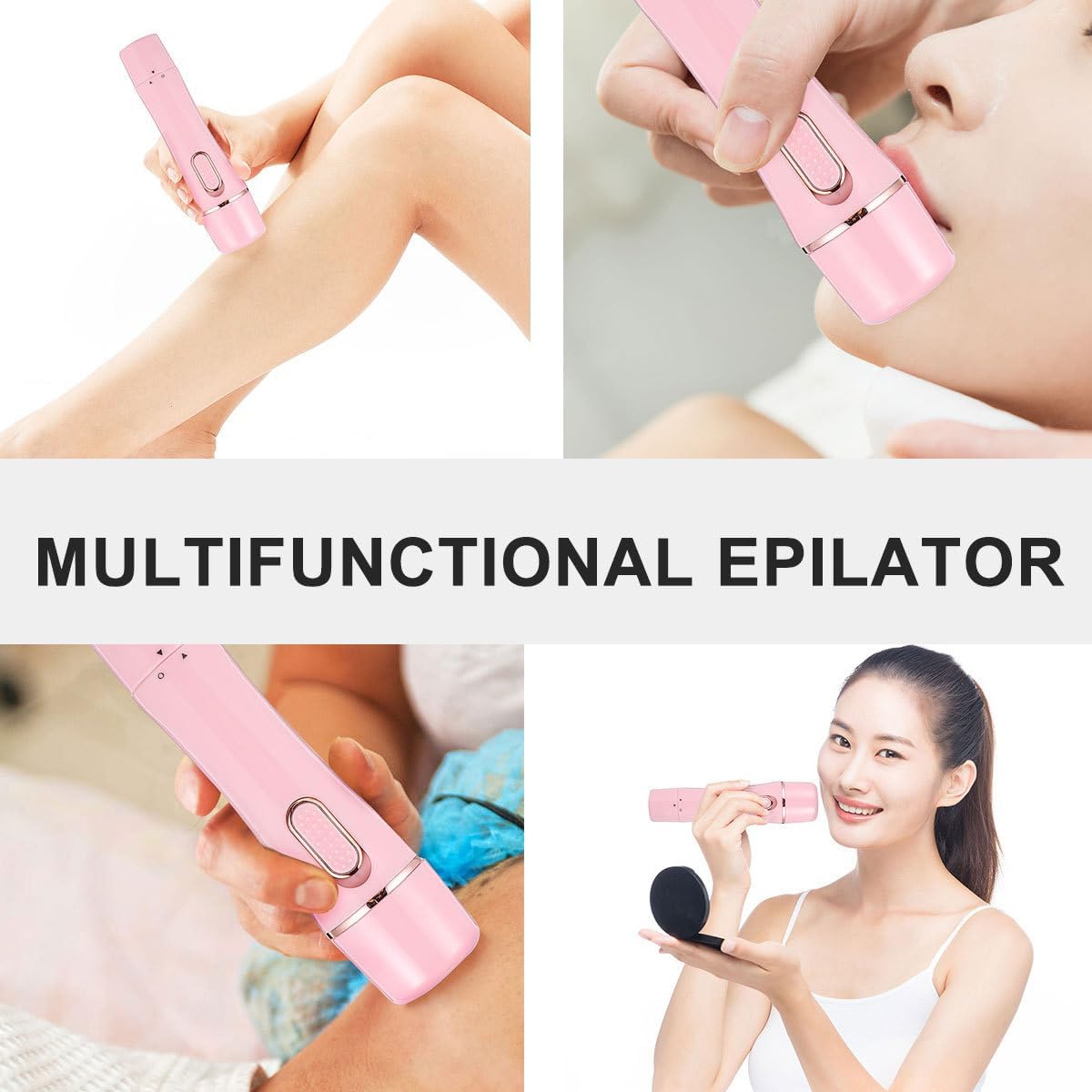 Electric Body Shaver Body Face Hair Removal Electric Hair Remover Shaver Epilators USB Depilatory Device for Bikini Eyebrow Shaping Tool