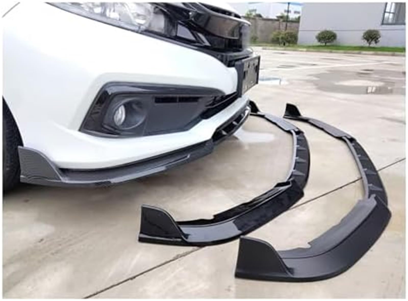 Splitter, dla dla Civic, dla Sedan 2019 20 2021 Przedni zderzak