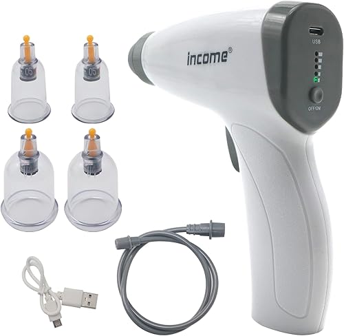 Miniatura 1 de ZILAMPU Juego de terapia de ventosas eléctricas máquina de terapia de ventosas china portátil con bomba dispositivo de cuidado de raspado de masaje