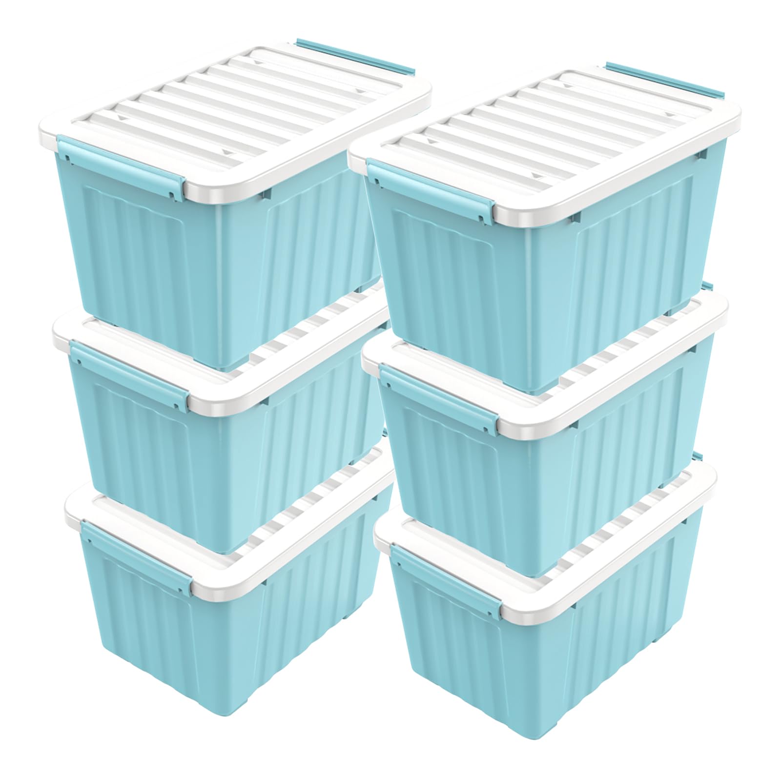 Amazon.com: Nazhura 97 Quart Plastic Storage Bin, Stackable and