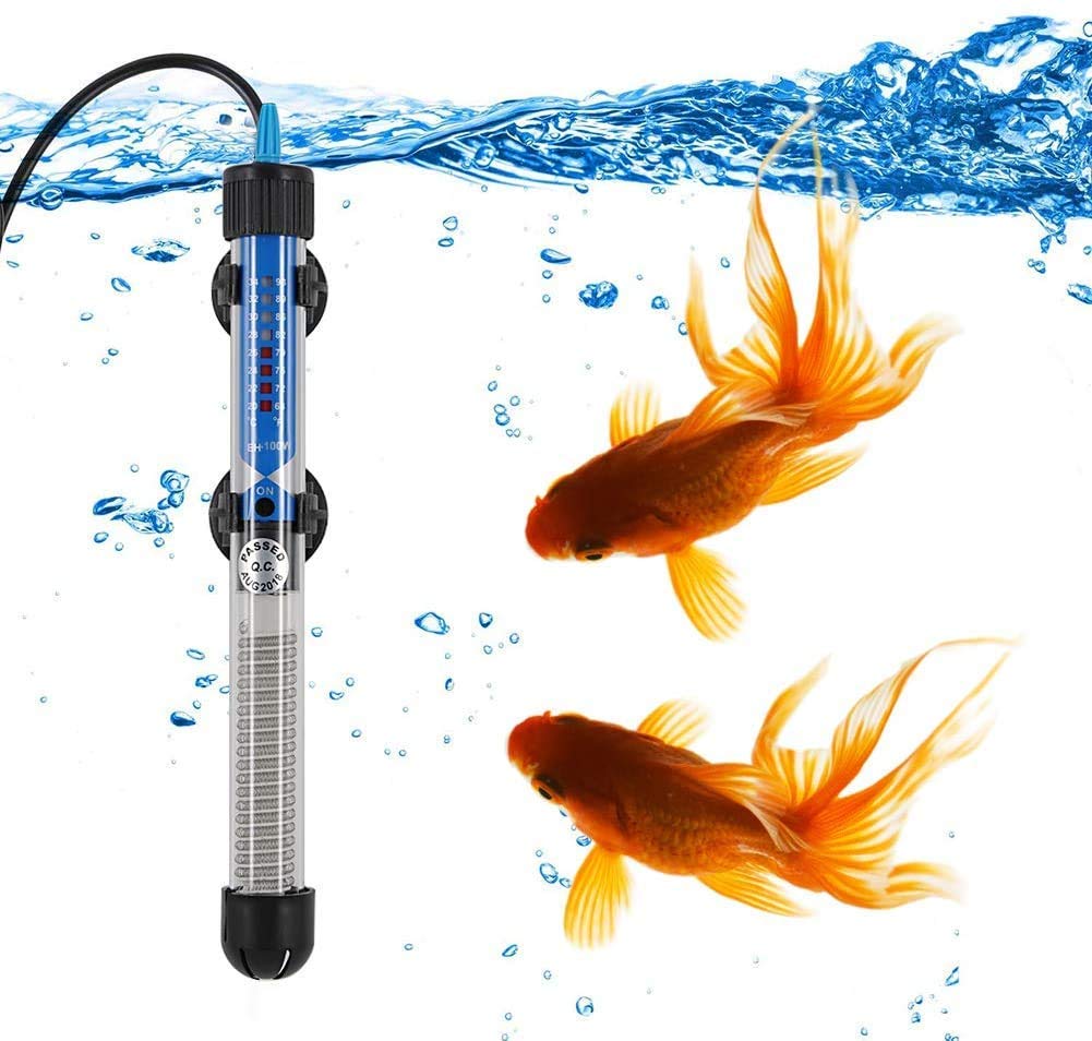 Pawing Fully Automatic Submersible Aquarium Heater for 5 to 12 Feet Tank (200 Watt)
