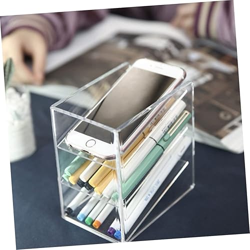 Miniatura 3 de Ciieeo Caja de almacenamiento de bolígrafos Cajones acrílicos Caja de almacenamiento multifuncional Caja organizadora transparente Caja de