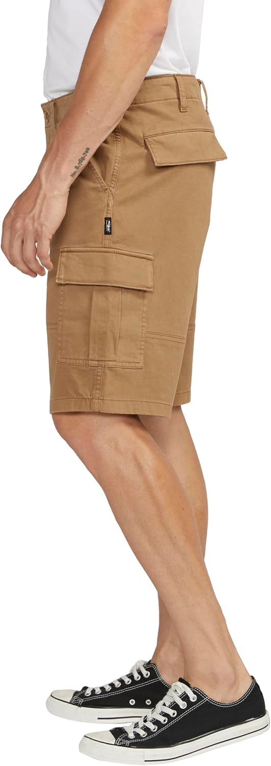 Silver Jeans Co. Men's Khaki Cargo Shorts