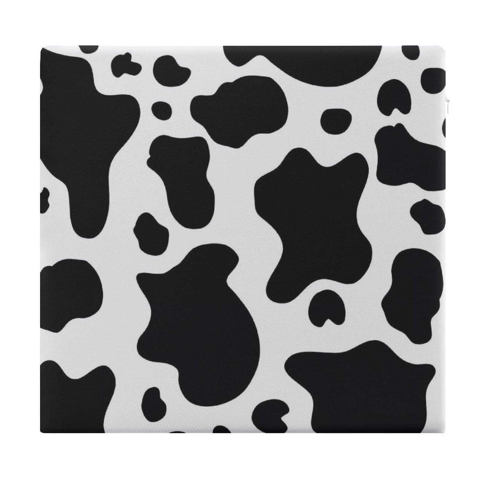 Cojín de vaca de espuma viscoelástica de 38x35 cm con funda extraíble lavable
