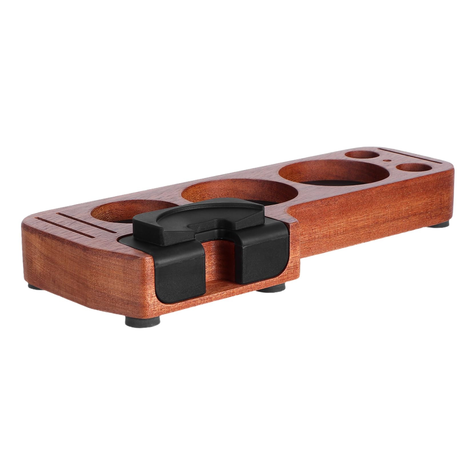 Support stable pour tamper en bois fait main UKCOCO pour portafiltre élégant