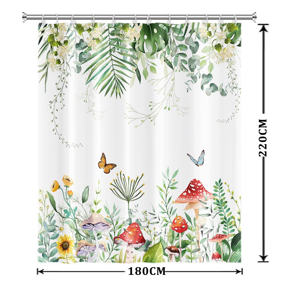 Uiiooazy Sage Green Shower Curtain - Image 3