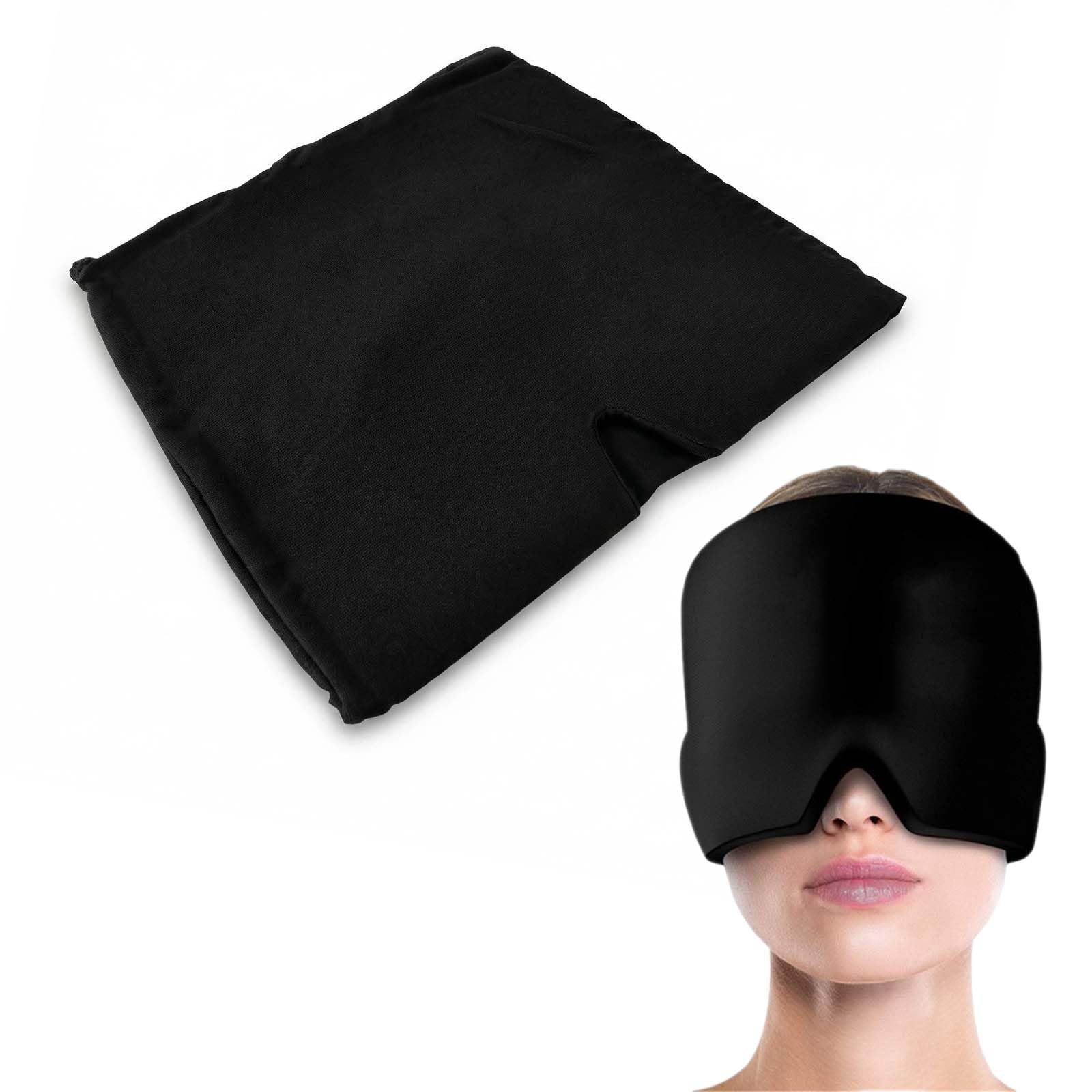 Migraña Gorro de Gel, 360° Gorro Migraña Frio Reutilizable de Compresas Frias y Calientes, Migraña Alivio Gorro, Gorro de Gel para Migrañas Alivio, Aliviar la Tensión y Dolore de Cabeza