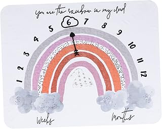 Gadpiparty 1Pc Cobertor De Marco De Bebê Cobertor Recém-Nascido Cobertor De Bebê Menina Cobertor Para Meninos Cobertor De Crescimento De Bebê Mensal Cobertor De Imagem Cobertor De Marco De