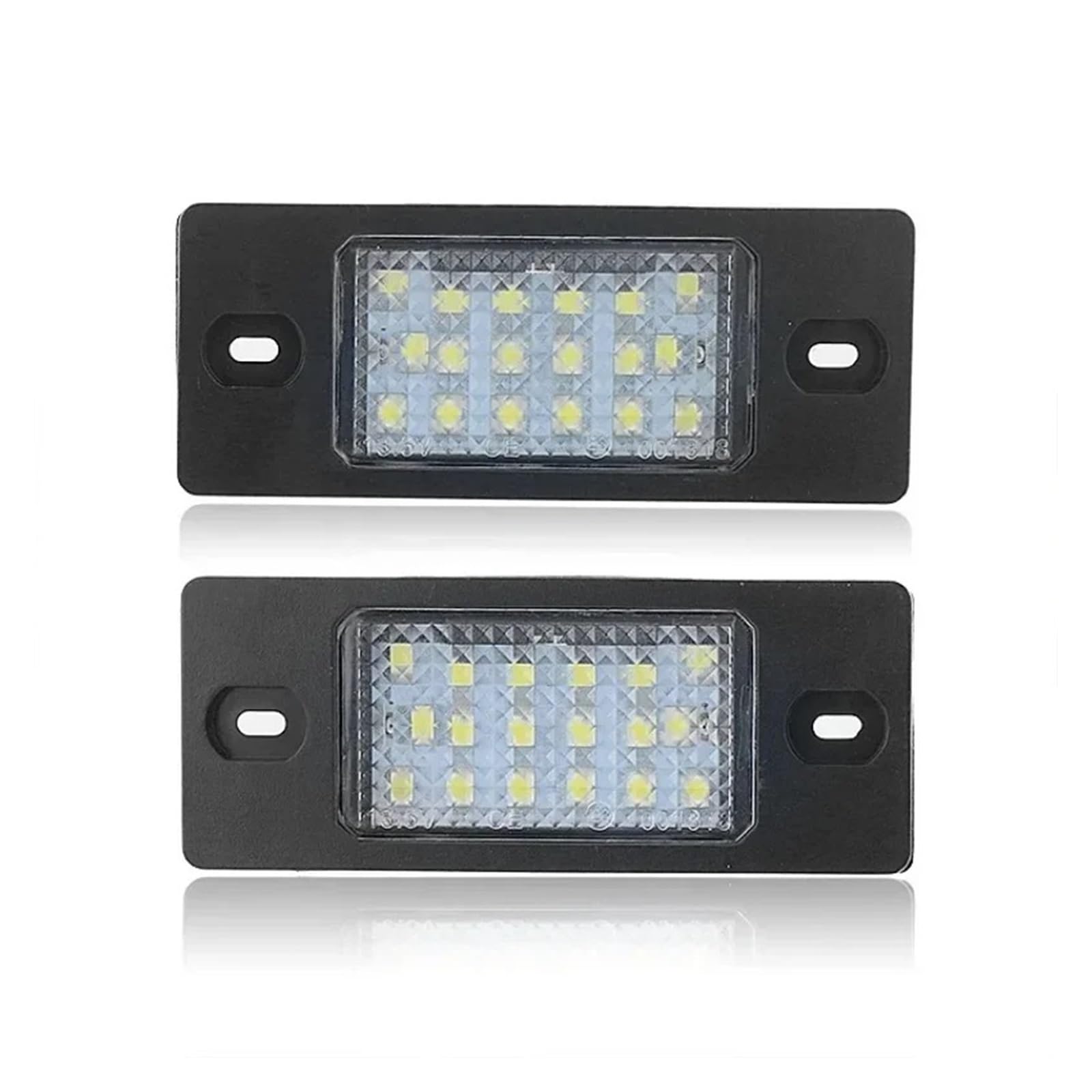 para VW Golf 5 Touareg MK1 Tiguan 2007-2011 Passat B552pcs Canbus Sin Error 12V Luz LED Blanca para Matrícula de Coche
