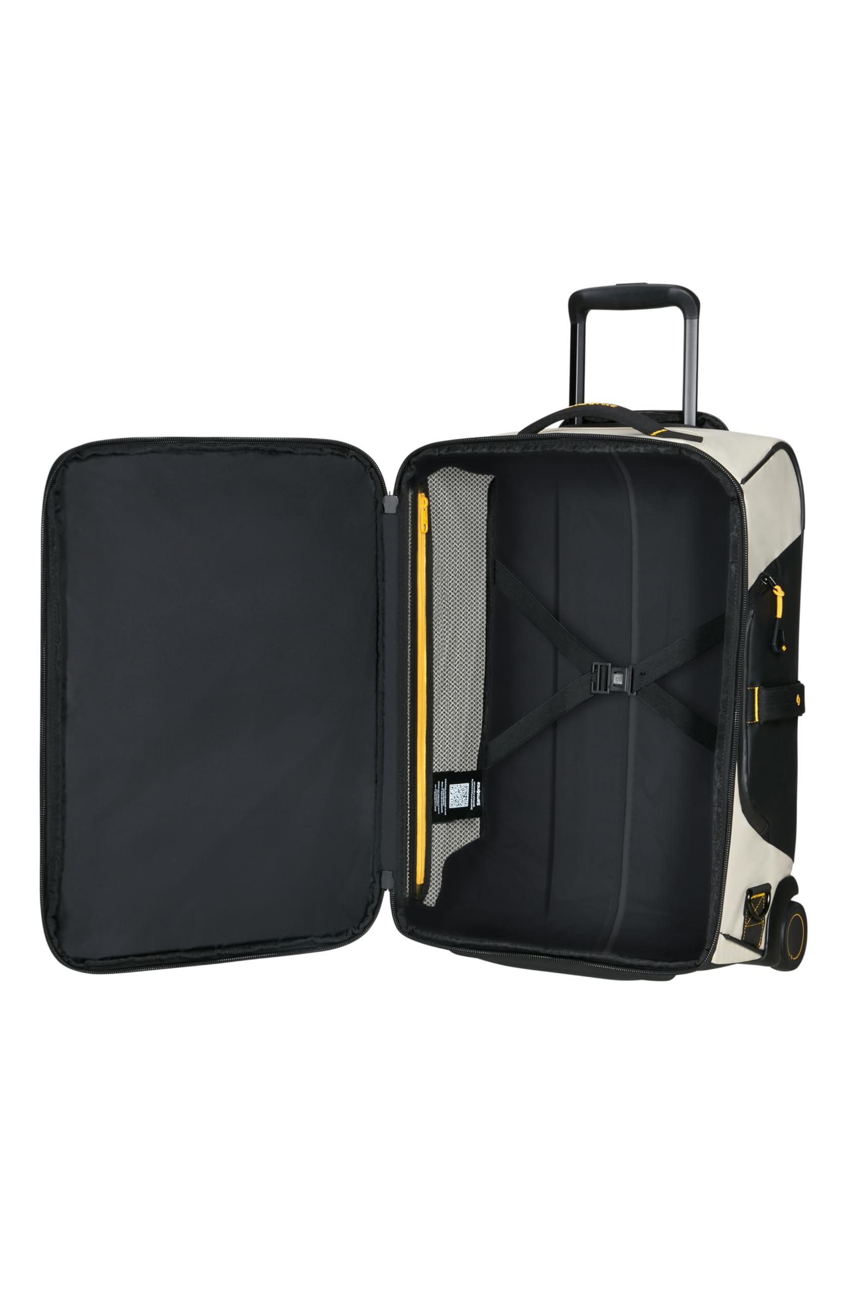 Samsonite Paradiver Light - Sac de Voyage à roulettes et Fonction Sac à Dos (55 cm), Petit, à emporter, Hydrofuge, léger, 51 L, Beige (Sable)