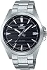 Casio Edifice Analog Black Dial Men EFV-140D-1AVUDF ED535, Black, Minimalist