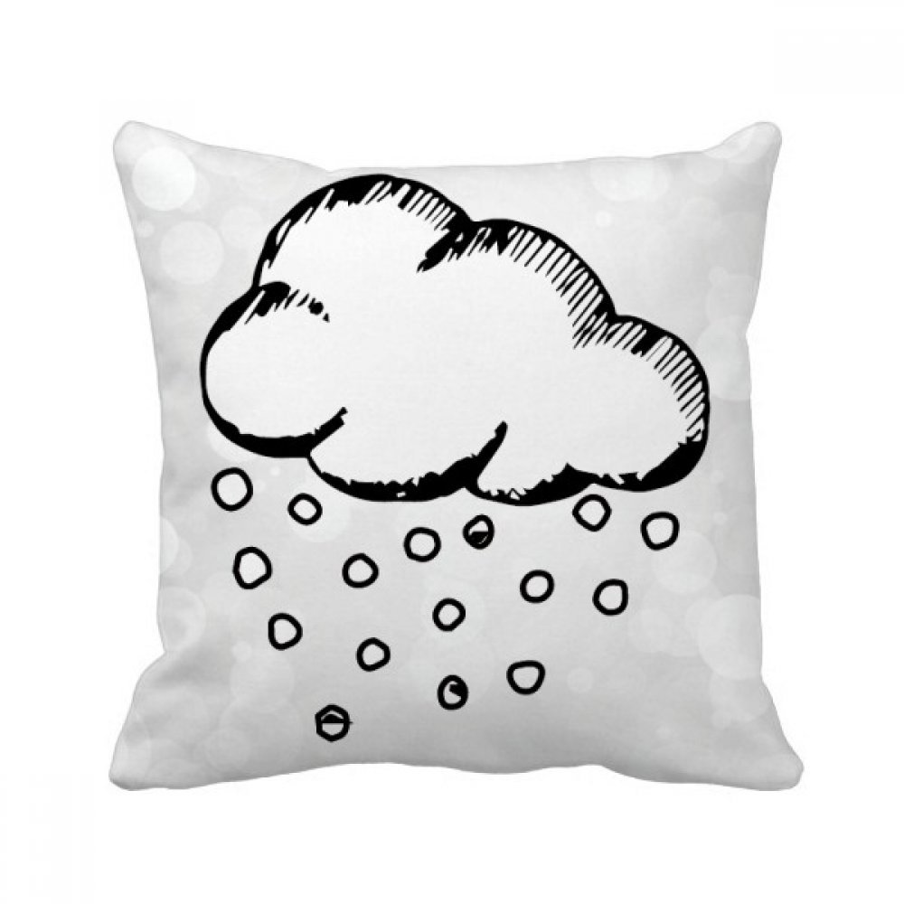 Coussin foudre nuageux multicolore 40 x 40 cm, une idée cadeau originale