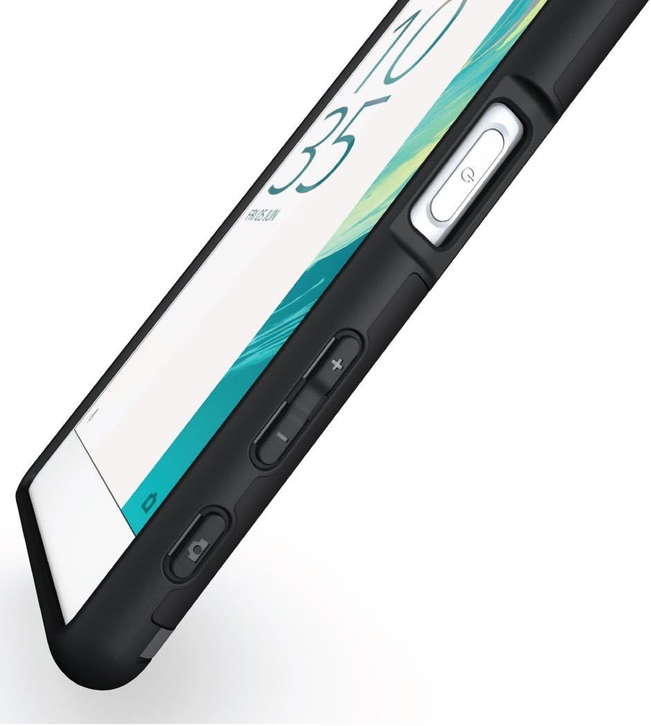 Sony Xperia X Case, TUDIA Slim-Fit Merge Dual Layer Protective Case for Sony Xperia X (Matte Black)