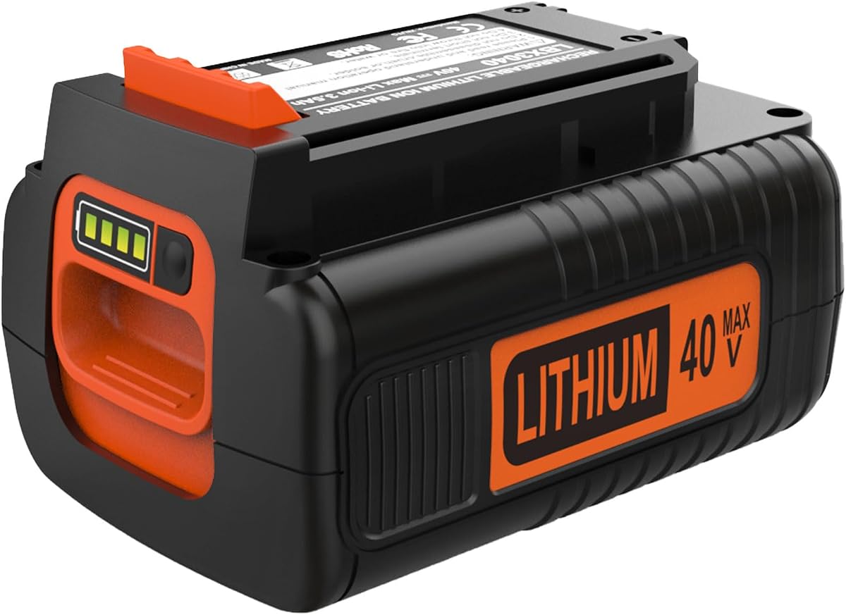 Powilling 40 Volt Max 3.5Ah Lithium Replacement Battery for Black+Decker 40V Lithium Battery LBX2040 LBXR36 LBXR2036 LST540 LCS1240 LBX1540 LST136W