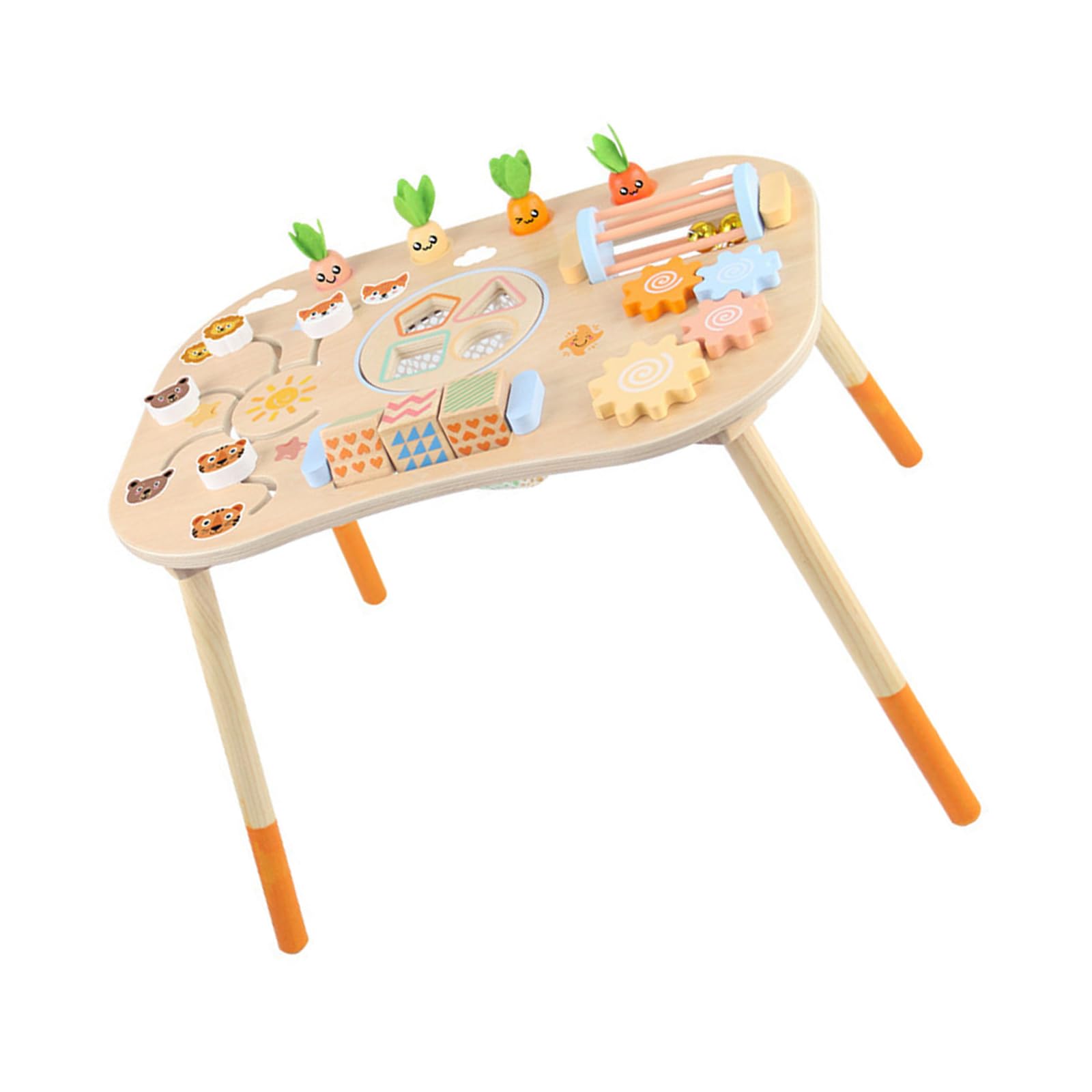 Holzsortierspiel, Aktivitätsbrett, Puzzle Spieltisch, Spielzeug für Lernen Vorschulalter, Feinmotorik, pädagogisches Aktivitätsspielzeug, Früherziehung, Holztisch