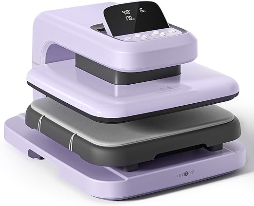 HTVRONT Auto Heat Press 2 - Heat Press Machine for T Shirts with Adjustable Pressure & Higher Heating Height, Heats Up Fast & Evenly Heat Press 15x15 for HTV, Sublimation, Heat Transfer Projects