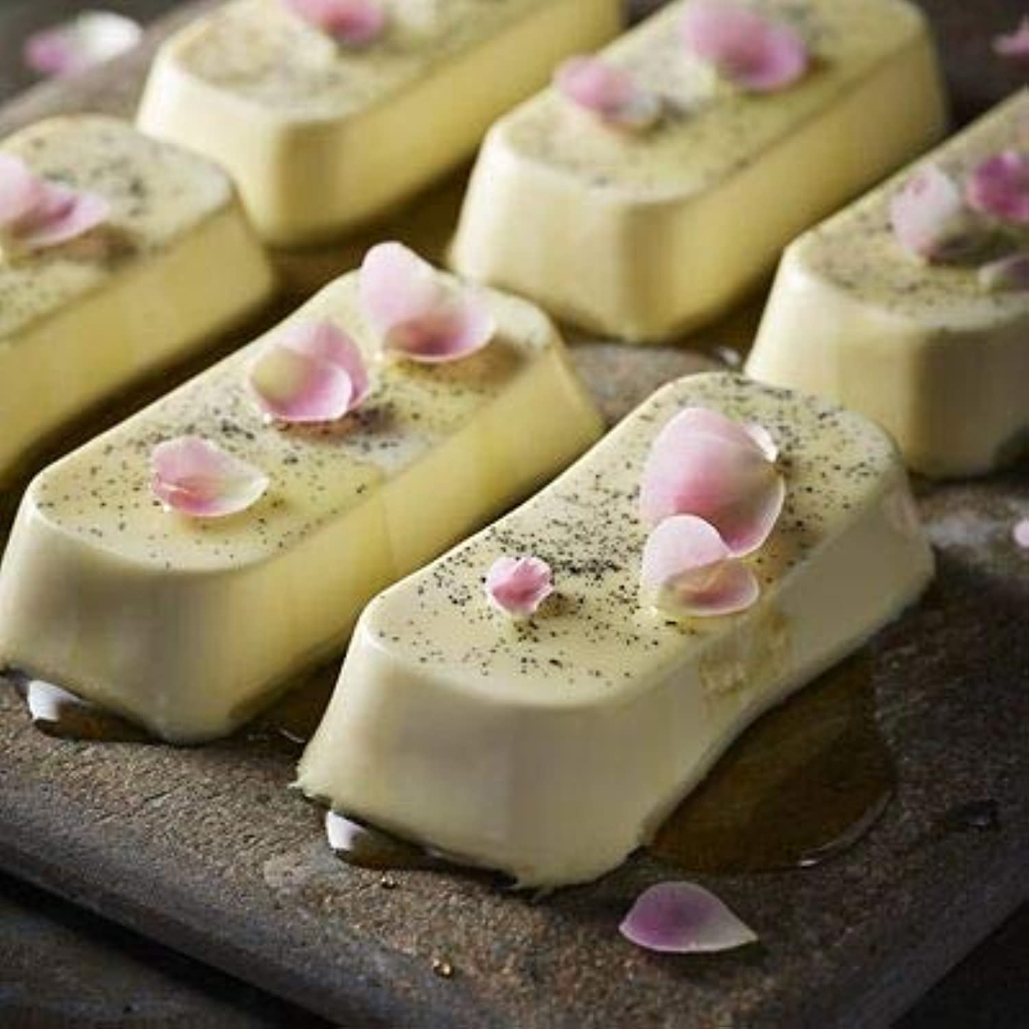 Mini-Kuchenform aus verstärktem Silikon für 12 Kuchen.