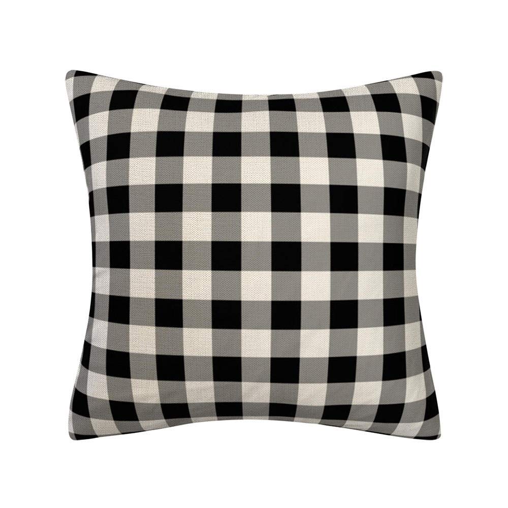 4 Piezas Funda de Almohada 60x60cm Celosía Navideña Fundas de Cojín Terciopelo Sencillo y Decorativo para Sofá Camas Dormitorio Coche Lino Cojines Throw Pillow Covers （24x24in）