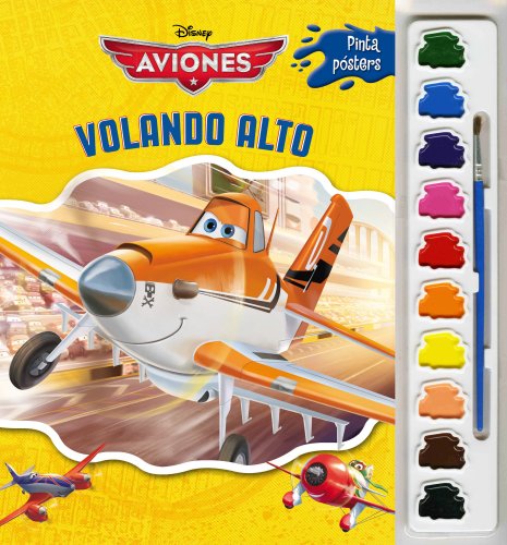 Aviones. Pinta pósters con acuarelas: Volando alto (Disney. Aviones)