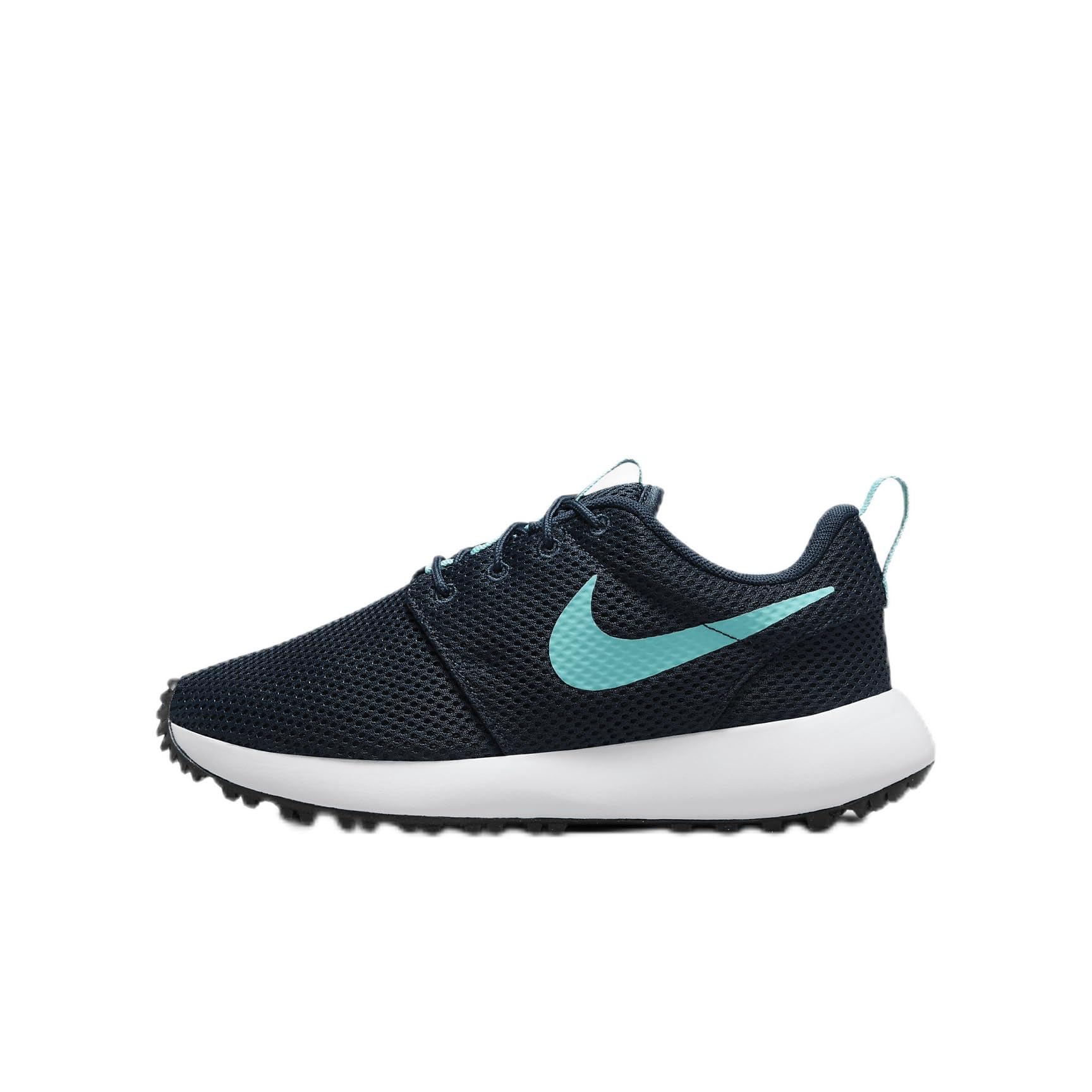 Nike Roshe 2 G Little/Big Kids' Golf Shoes (DZ6895-401, Armory Navy/Black/White/Green Frost) Size 7