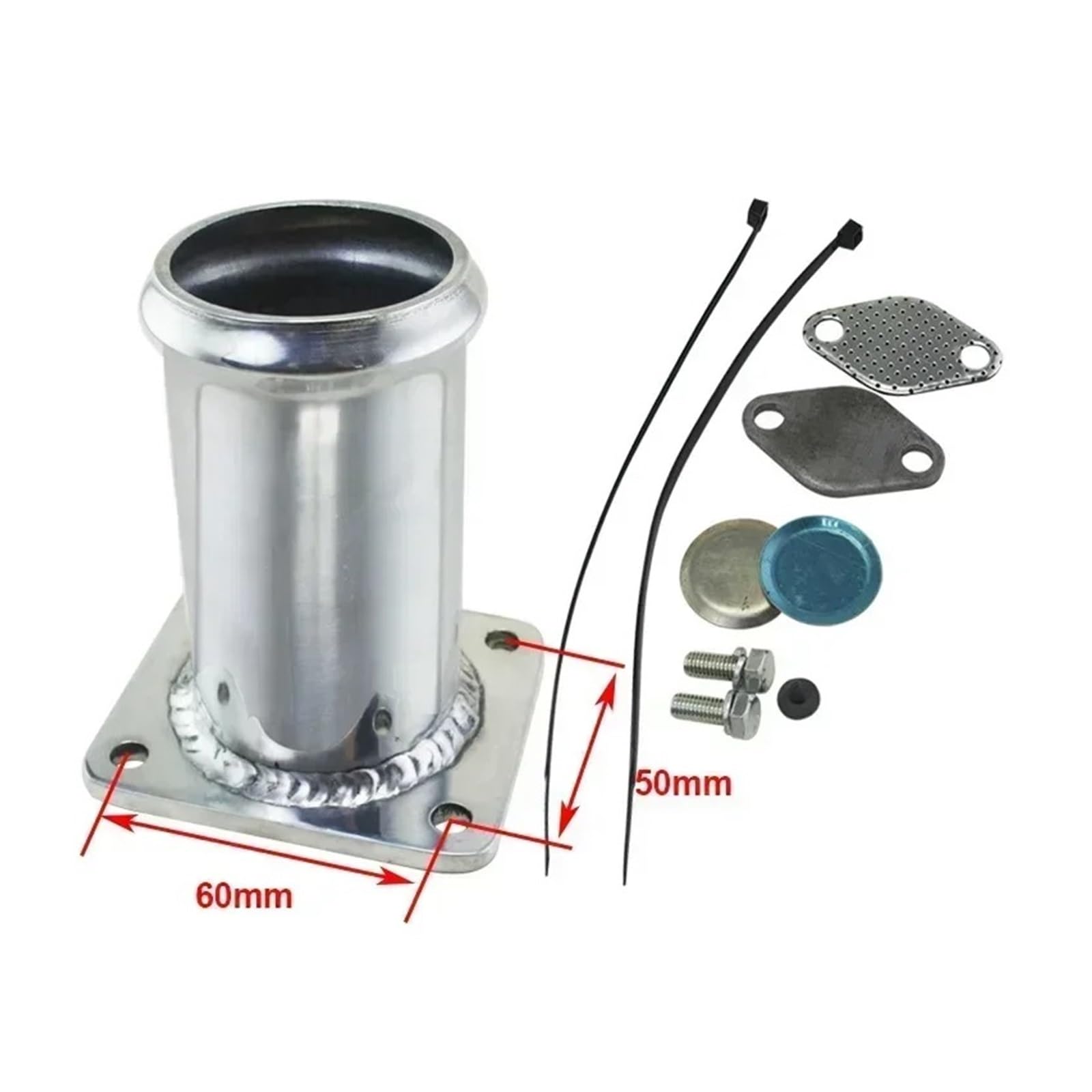 Valvola EGR Ricircolo Gas Scarico Per BMW E46 3 5 7 SERIE X5 M47 M57 M67 E39 E65 E83 E38 SOSTITUIRE IL TUBO DI CHIUSURA