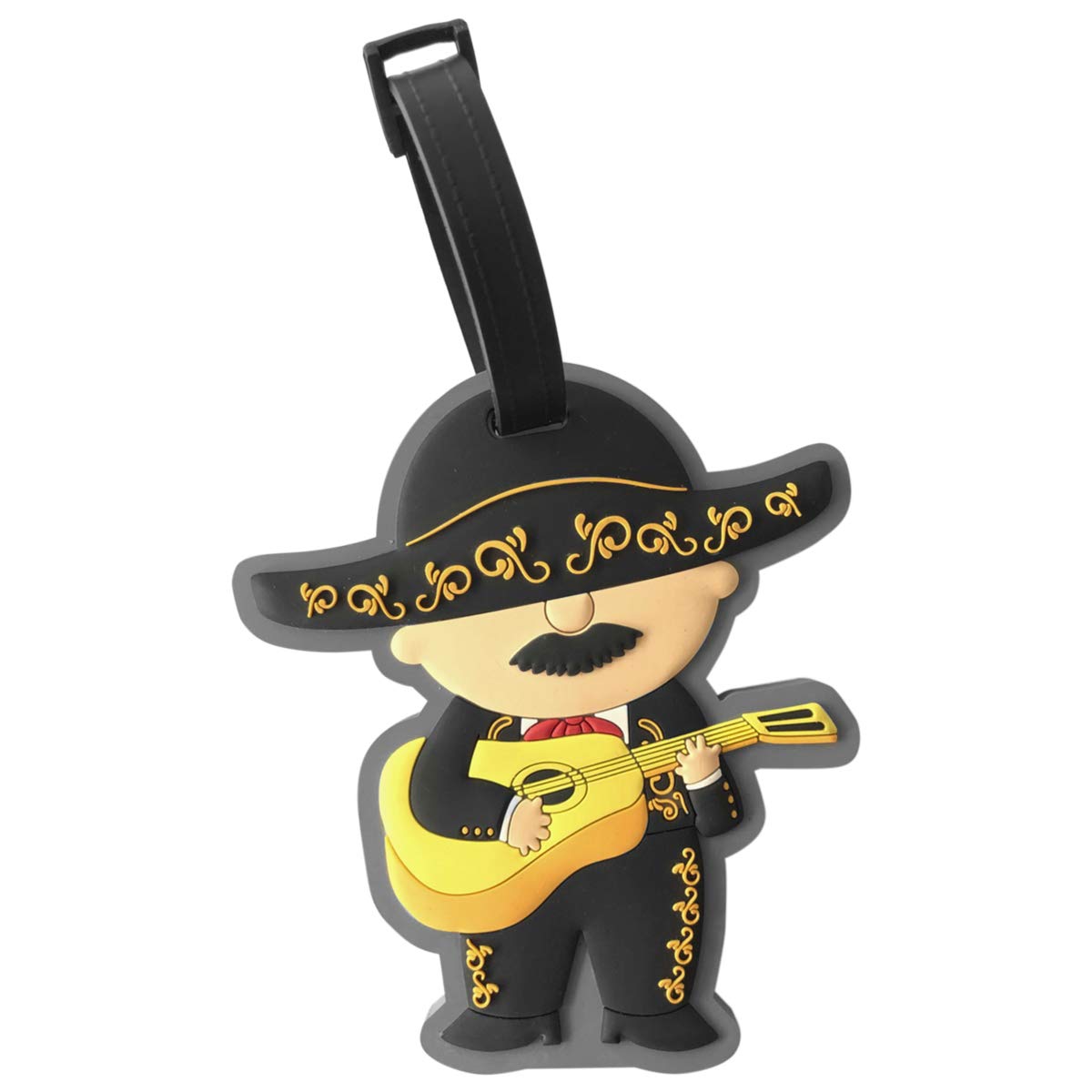 By Mexico Luggage Tag, Traditional Mexican Characters Designs