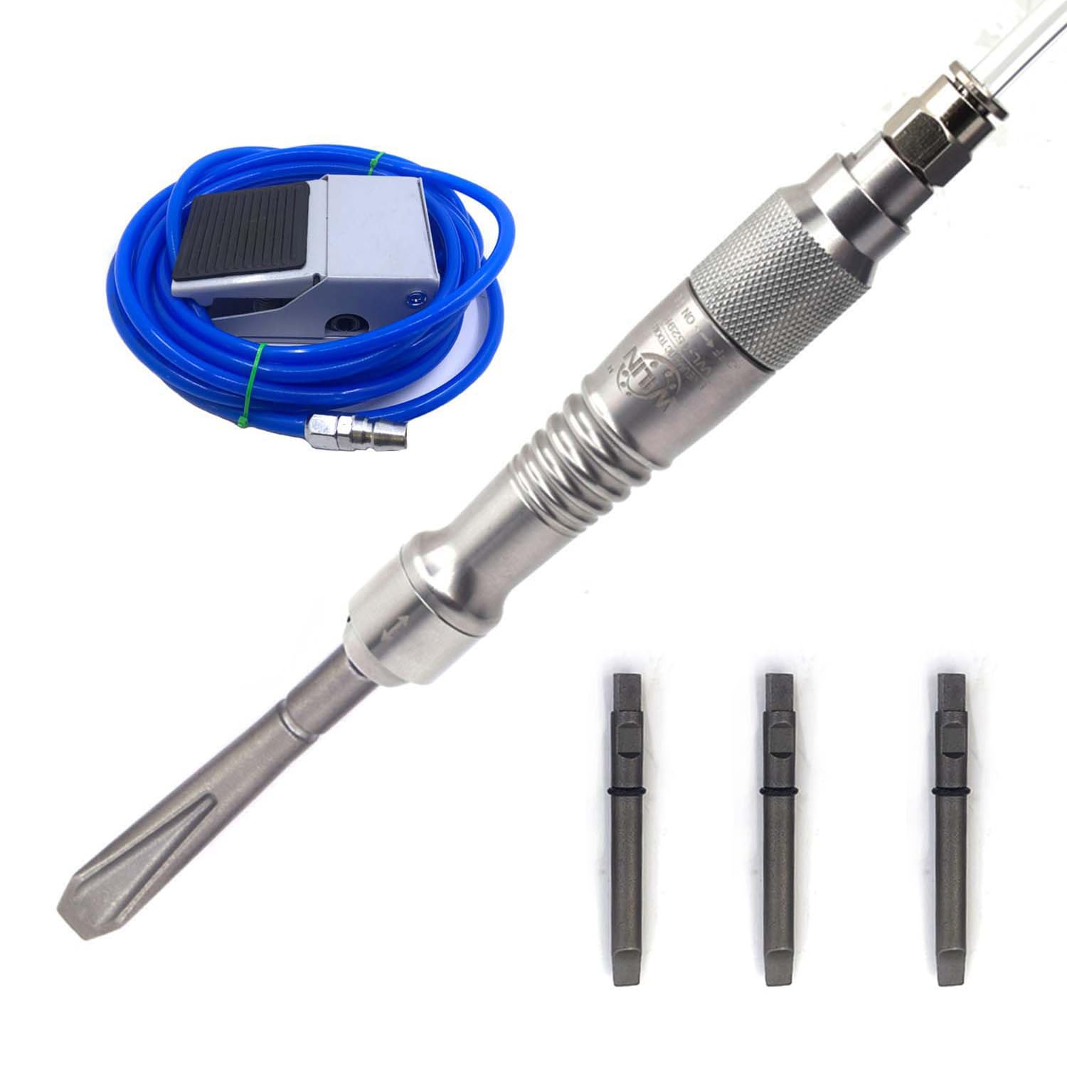 Jitterbug 1529k-w Micro Air Flux Chipper Pneumatic Scraper Scaling