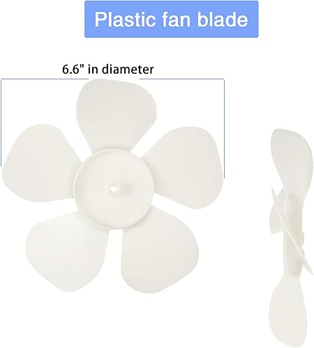 Miniatura 4 de Frienda Kit de motores eléctricos de repuesto universal para ventilador de baño, compatible con Nutone Broan 50CFM 120V (3000 RPM 120V)