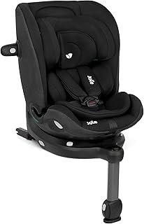 Joie i-Pivot™ grow Kindersitz, i-Size R129, drehbar, ISOFIX, Seitenaufprallschutz, Geburt bis 10 Jahre (40–135 cm), shale