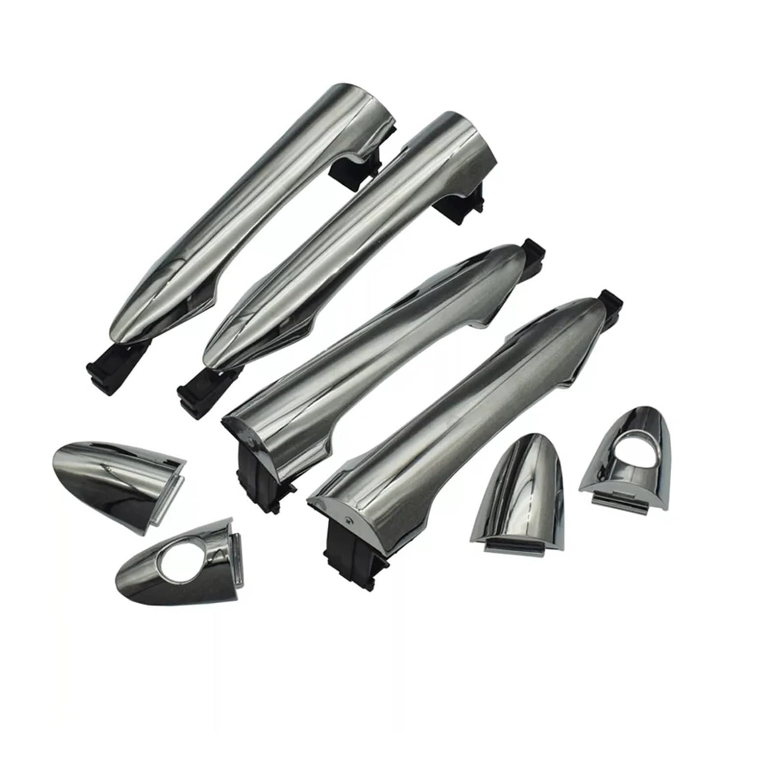 HEWPNGS 4Pcs Front Rear Outside Left & Right Chrome Door Handle for K&ia Picanto 201116 Master Window Switch