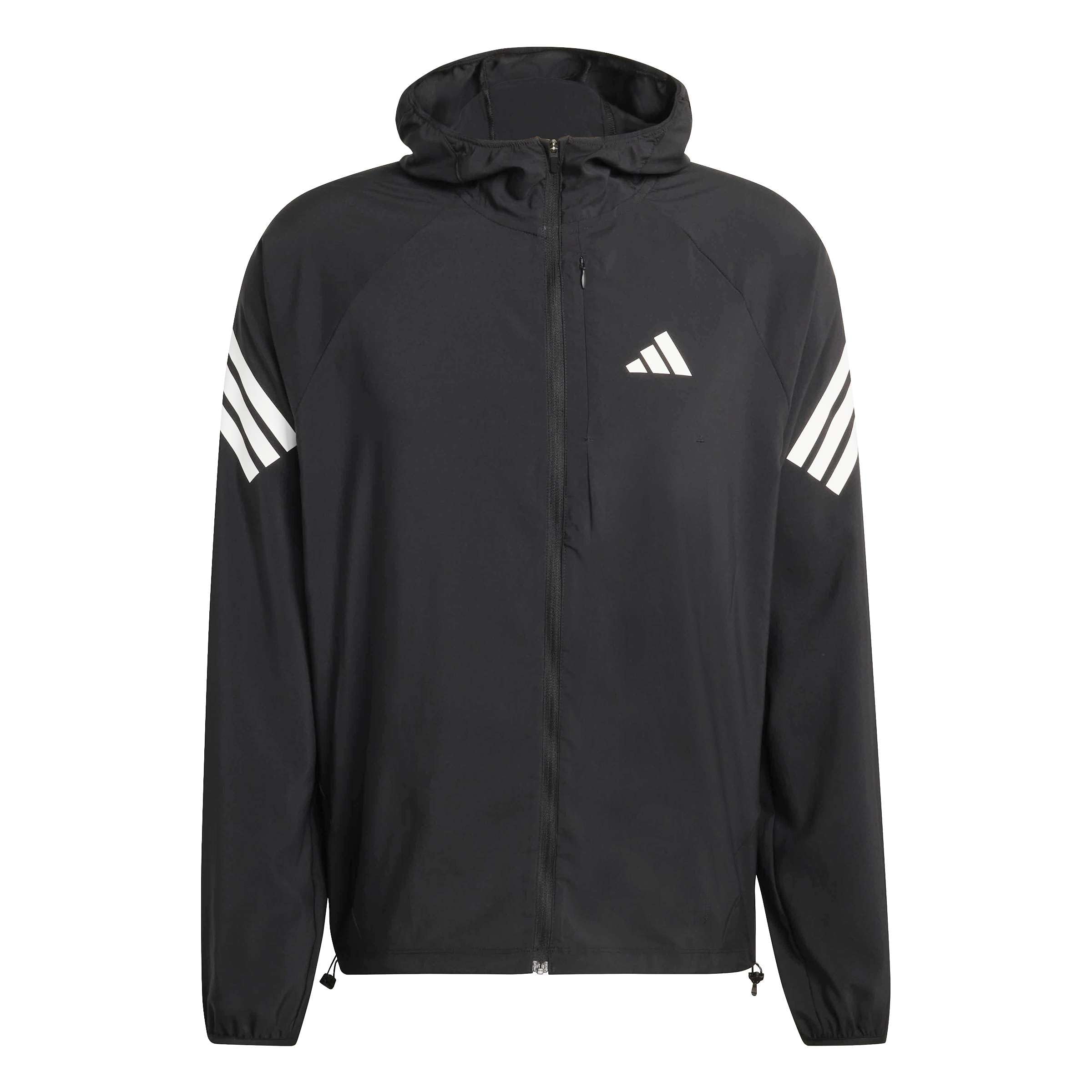 adidas Men's Adi365 Running Iconic Coat, black, L