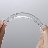 Vista 4 de 125 reglas de plástico transparente de 6 pulgadas a granel para aula, escuela, oficina